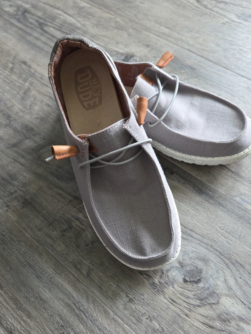 Grey HEY DUDES Women's Sz 9